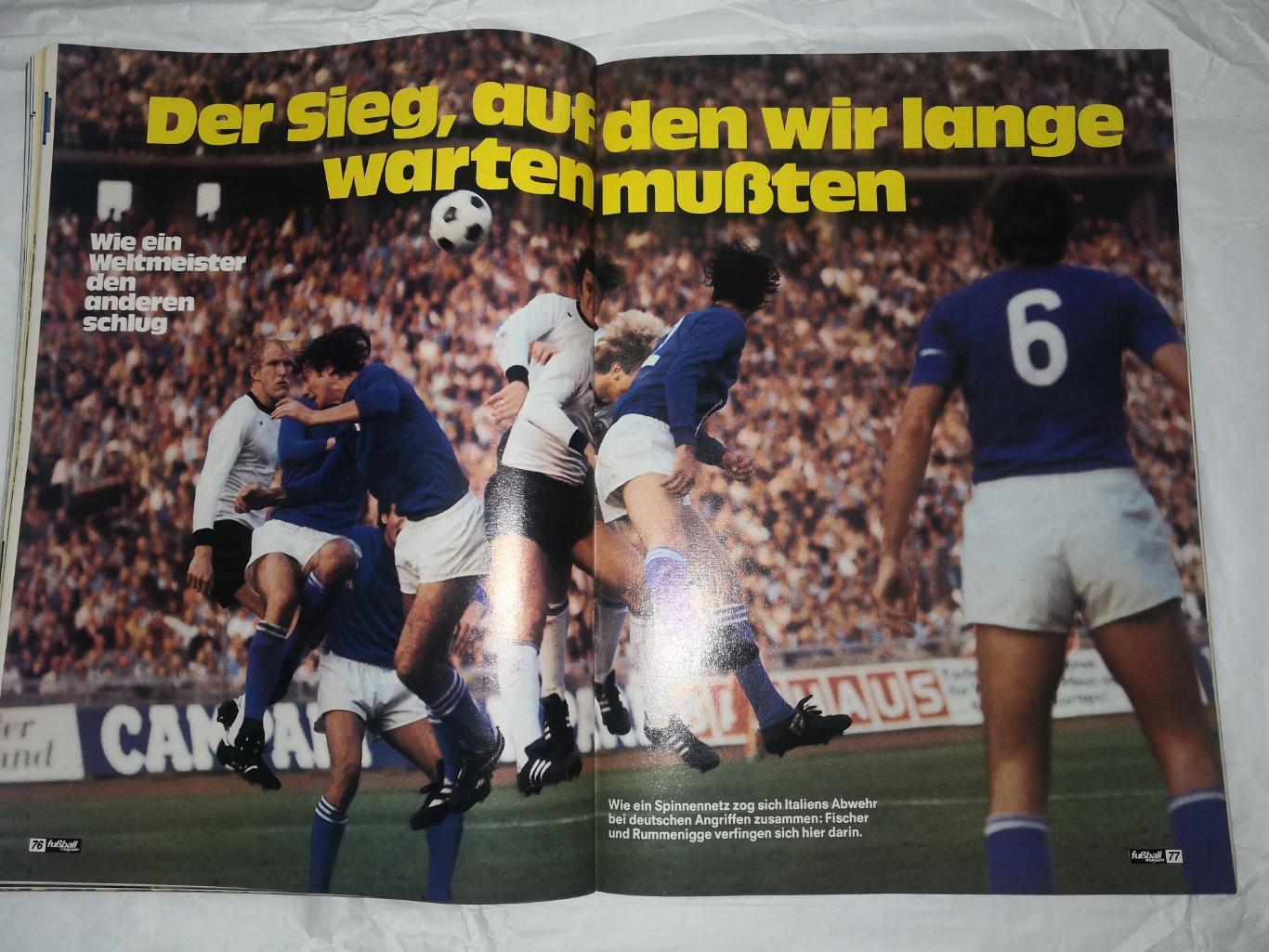 Kicker fusball magazin Германия 6