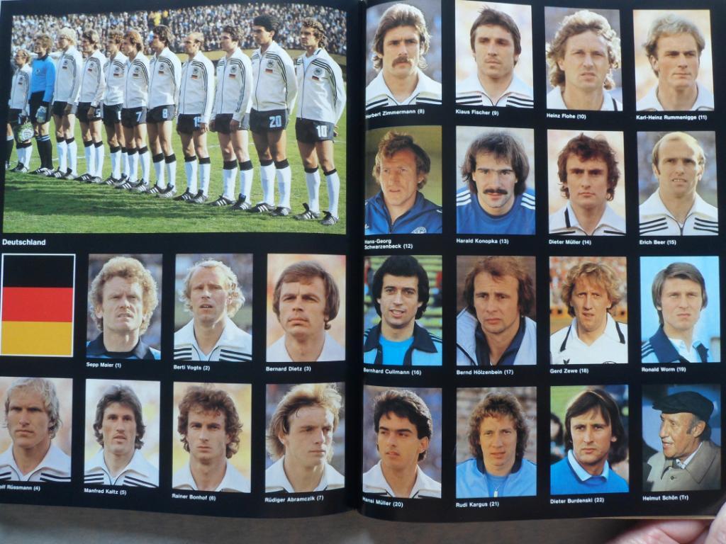 Ф.Беккенбауэр - фотоальбом Чемпионат мира по футболу 1978 (фото команд)+автограф 5