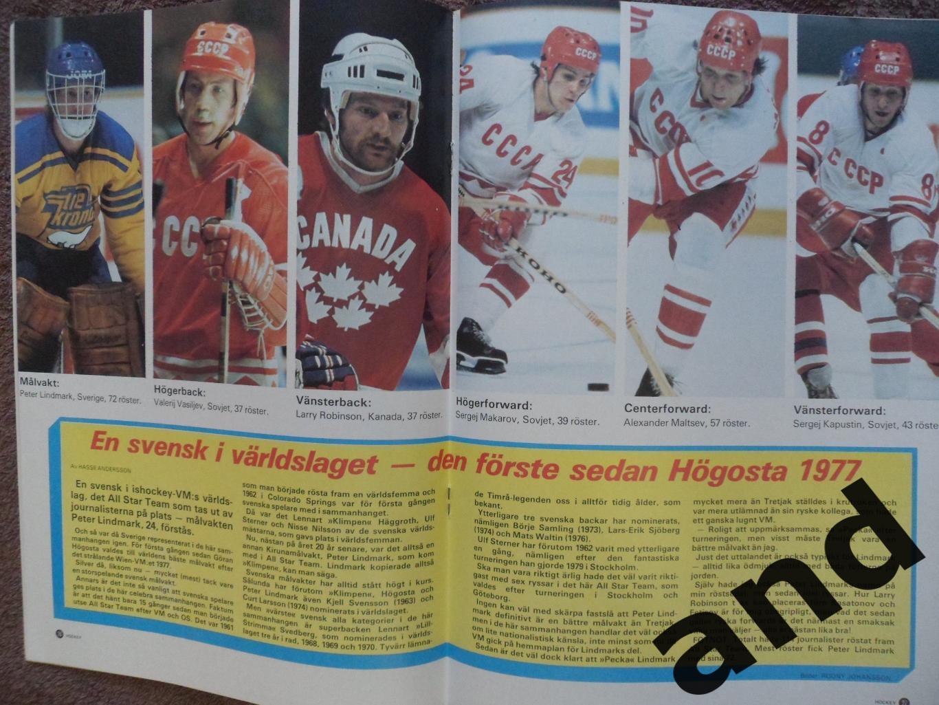 журнал Хоккей (Швеция) спецвыпуск чемпионат мира - 1981 1