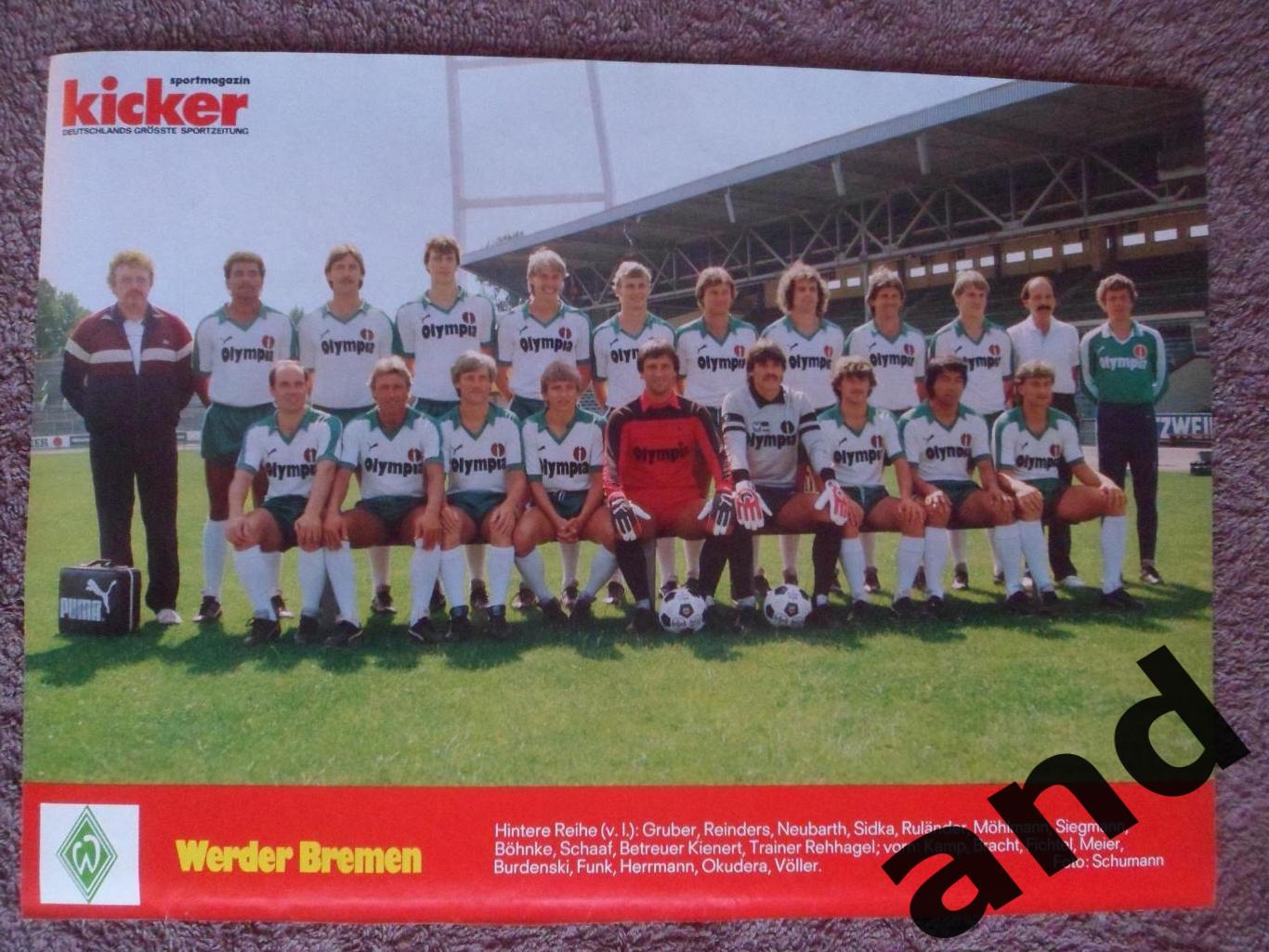 постер Вердер 1983 Kicker