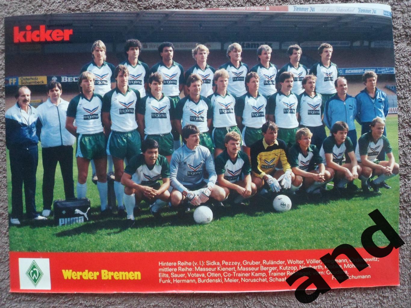 постер Вердер 1985 Kicker