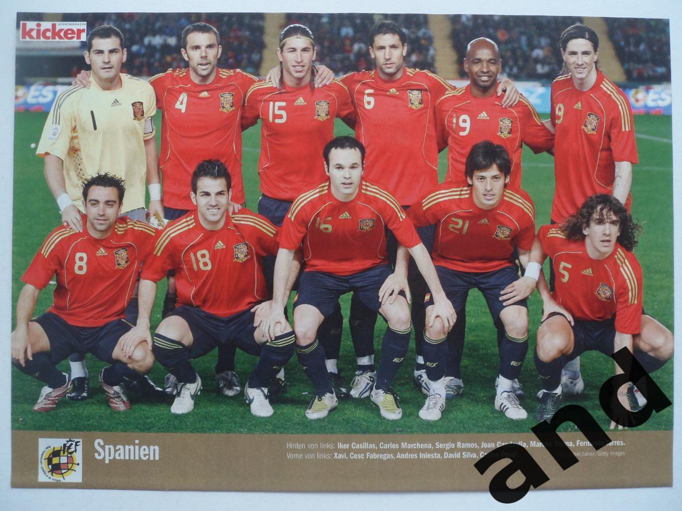 постер Испания 2008 - Kicker