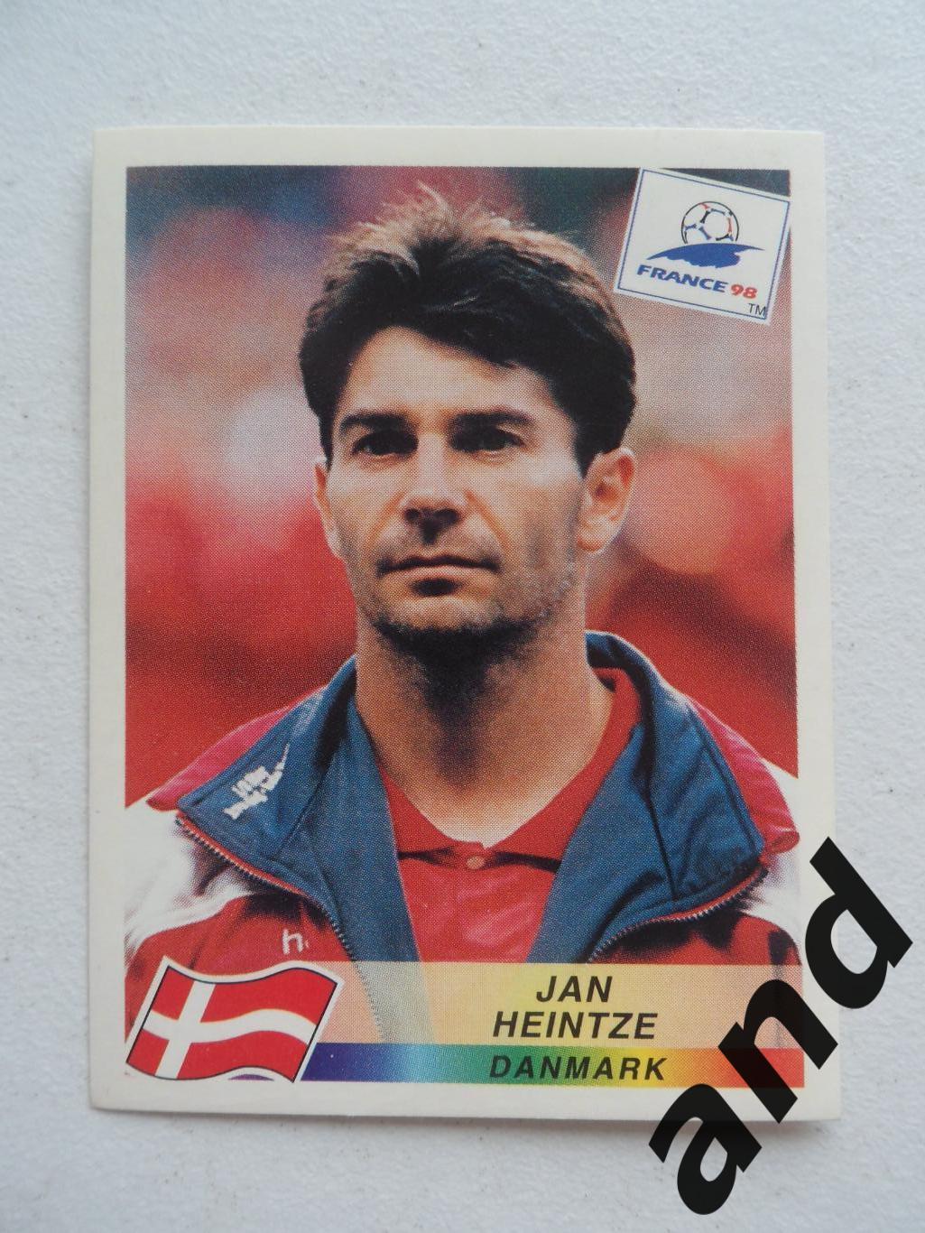 panini № 216 Jan Heintze - чемпионат мира 1998 панини