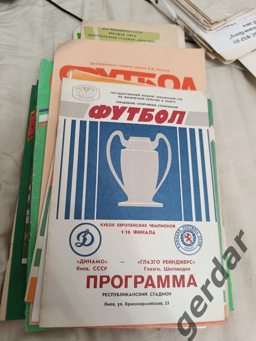 46 Динамо Киев Глазго Рейнджерс Шотландия 1987 кеч