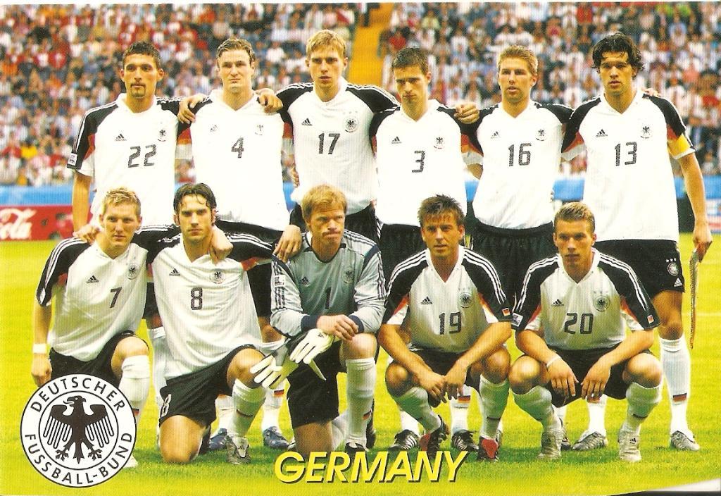 Сборная Германии. (Карточка-фотография. Мой футбол № 759).