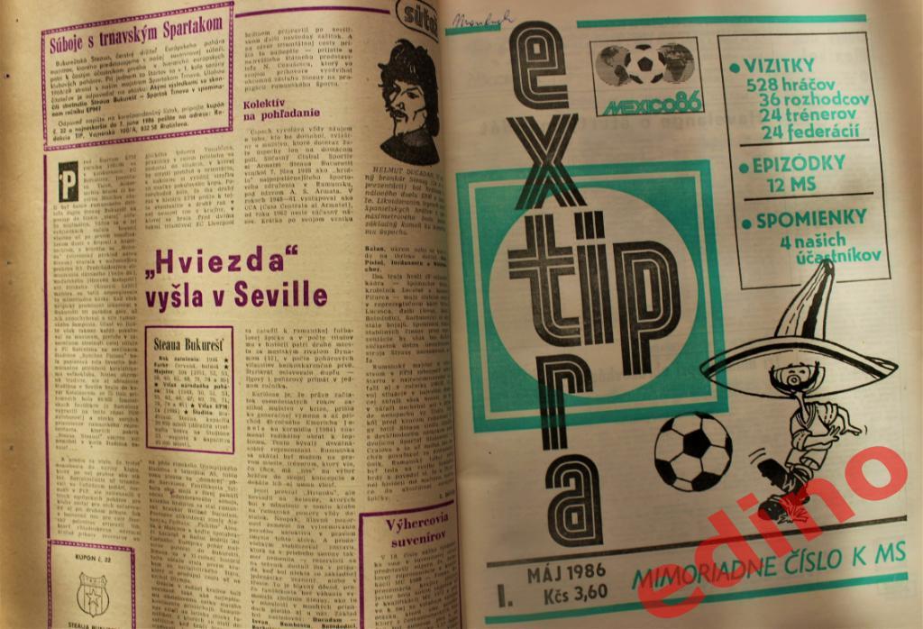 журналы TIP Чехословакия 1986 г. включая спецвыпуск 2