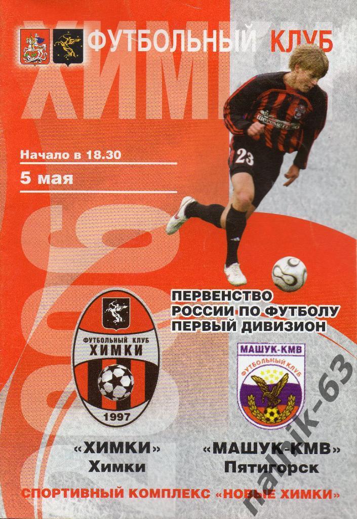 ФК Химки-Машук Пятигорск 2006 год