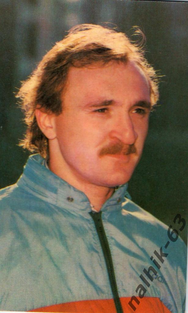 Календарик Динамо Киев Виктор Чанов/1990 год