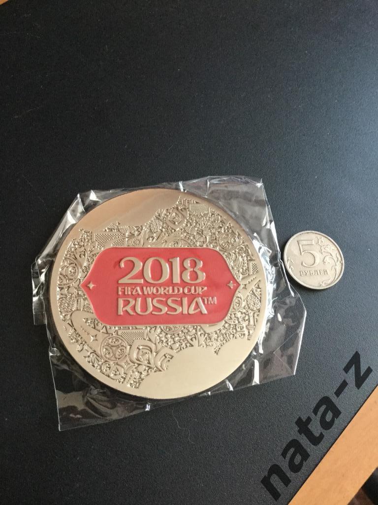 Медаль FIFA ЧМ 2018 по футболу Россия Нижний Новгород, тяжёлая.