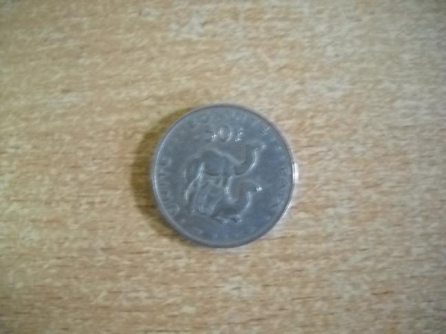 монета Джибути 50 франков 1