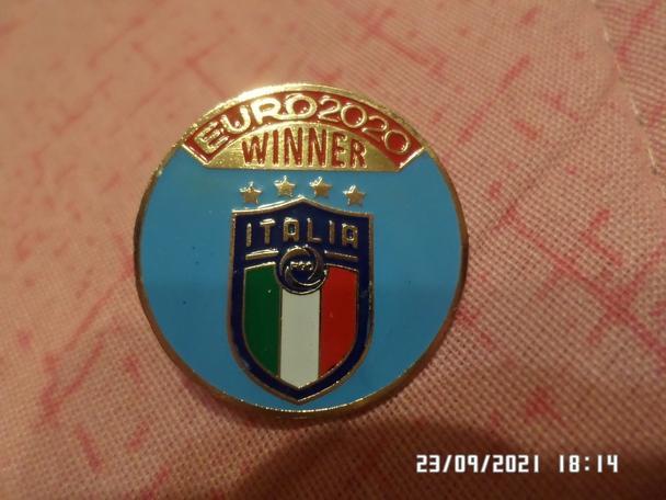 Значок ЕВРО-2020 Италия чемпион Европы 2021