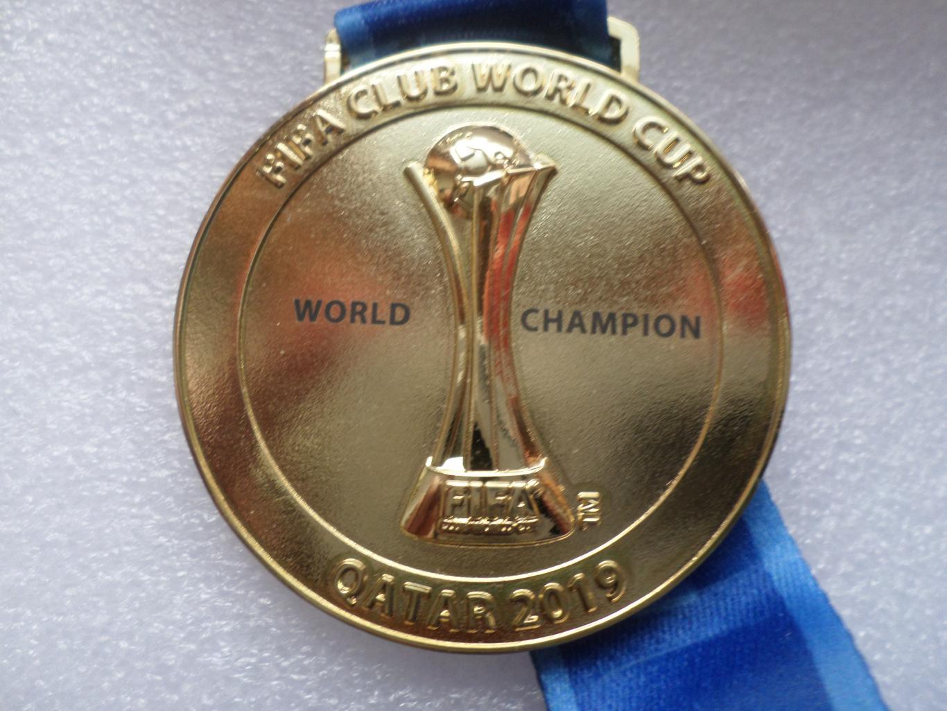 Медаль Клубный чемпионат мира ФИФА Катар 2019 г Чемпион Ливерпуль Англия оригин