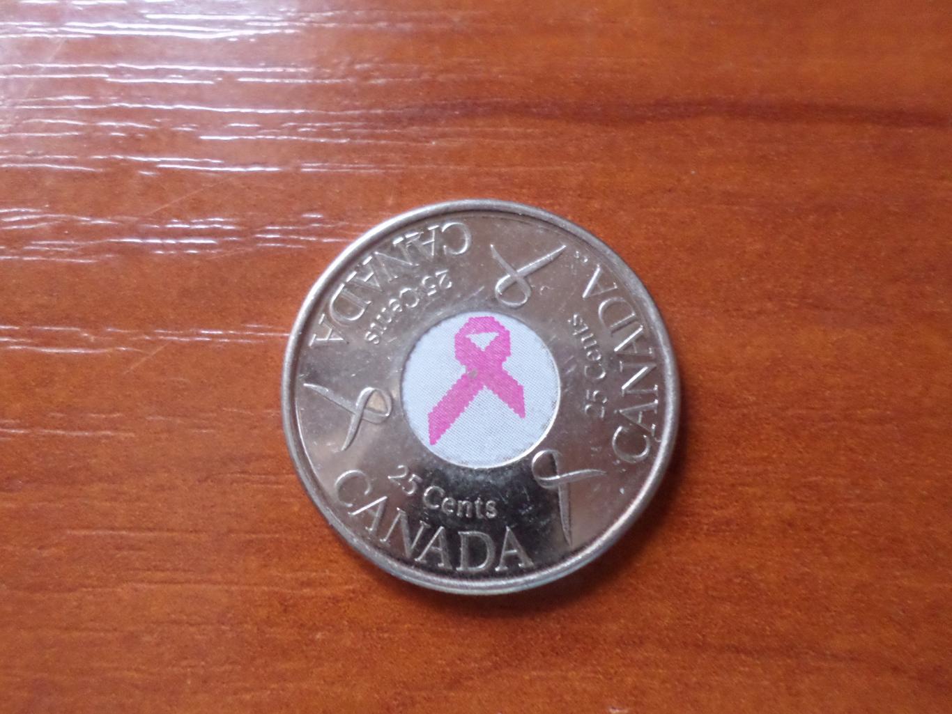 Монета 25 центов Канада 2006 г