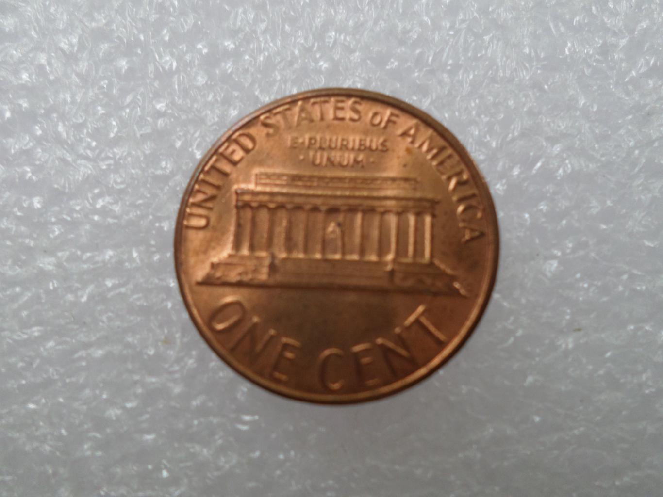 Монета 1 цент США 1982 г 1