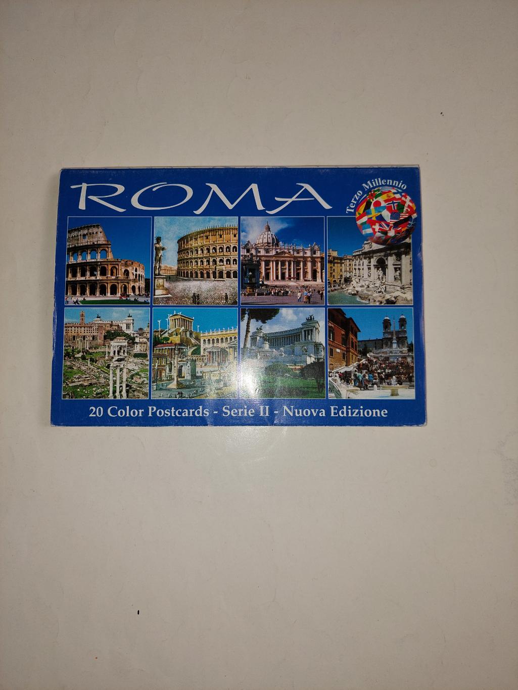 Комплек из двадцати иллюстрированных открыток.г.Рим