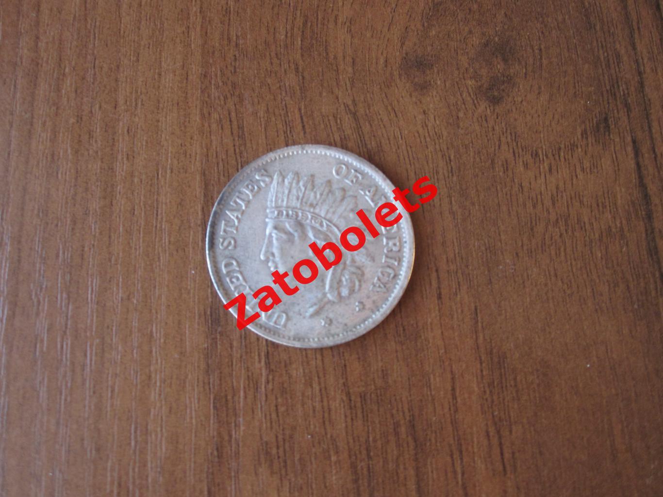 Монета 1 доллар США 1851 года Индеец Копия