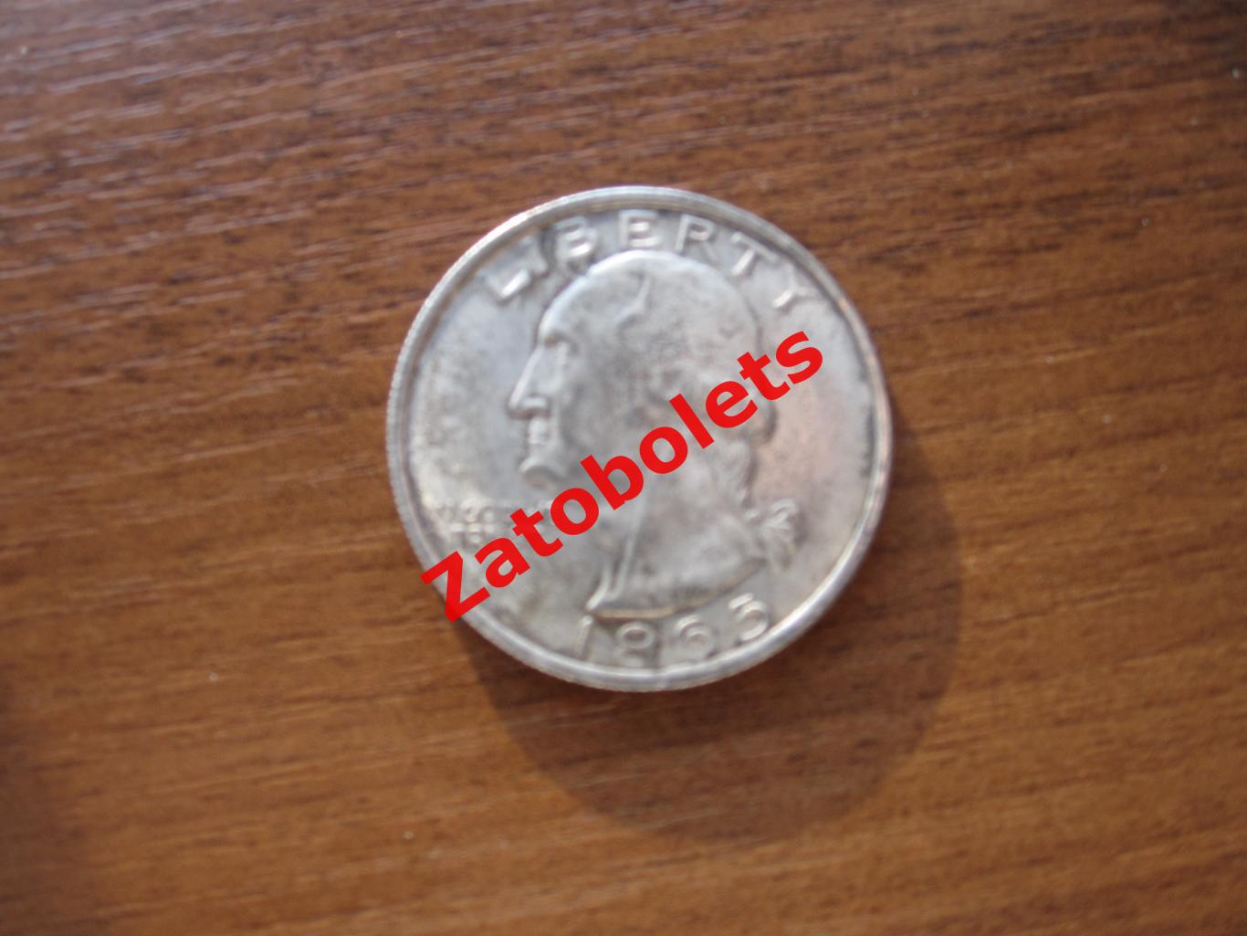 Монета 1 доллар США 1865 года Копия 1