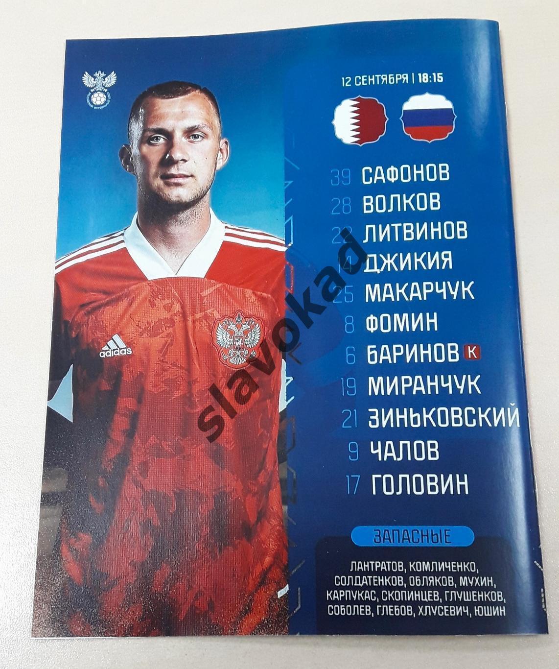 Катар - Россия 12.09.2023 - международный товарищеский матч 4