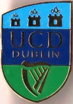 Знак футбол. Ирландия University College Dublin