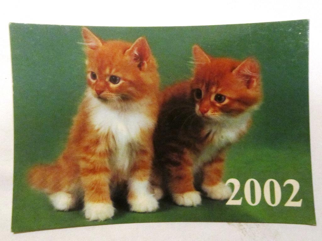 Календарик«Кошки» 2002
