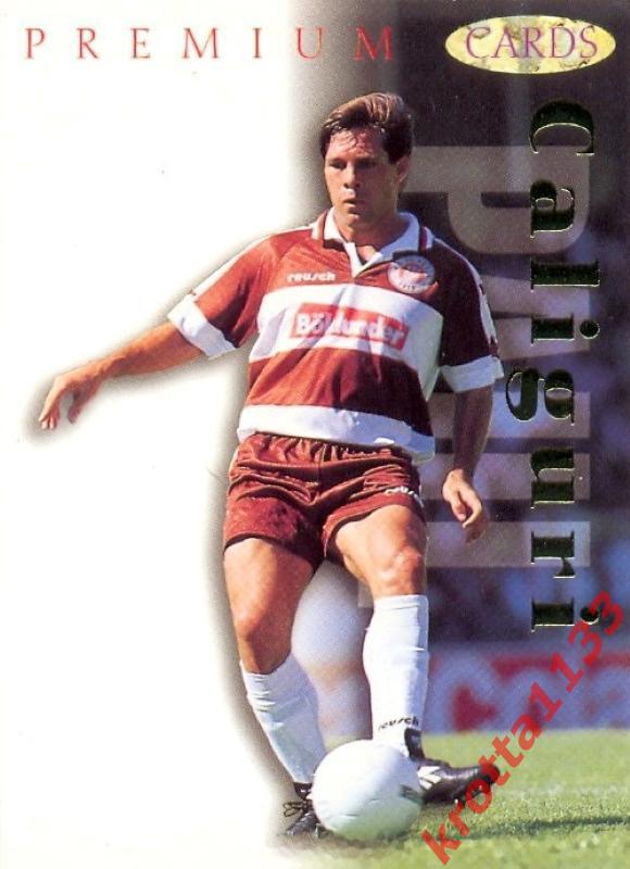Paul Caligiuri FC St. Pauli PANINI Bundesliga Premium 1995-1996