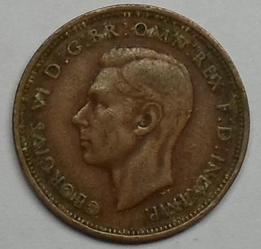 Half penny 1942 год
