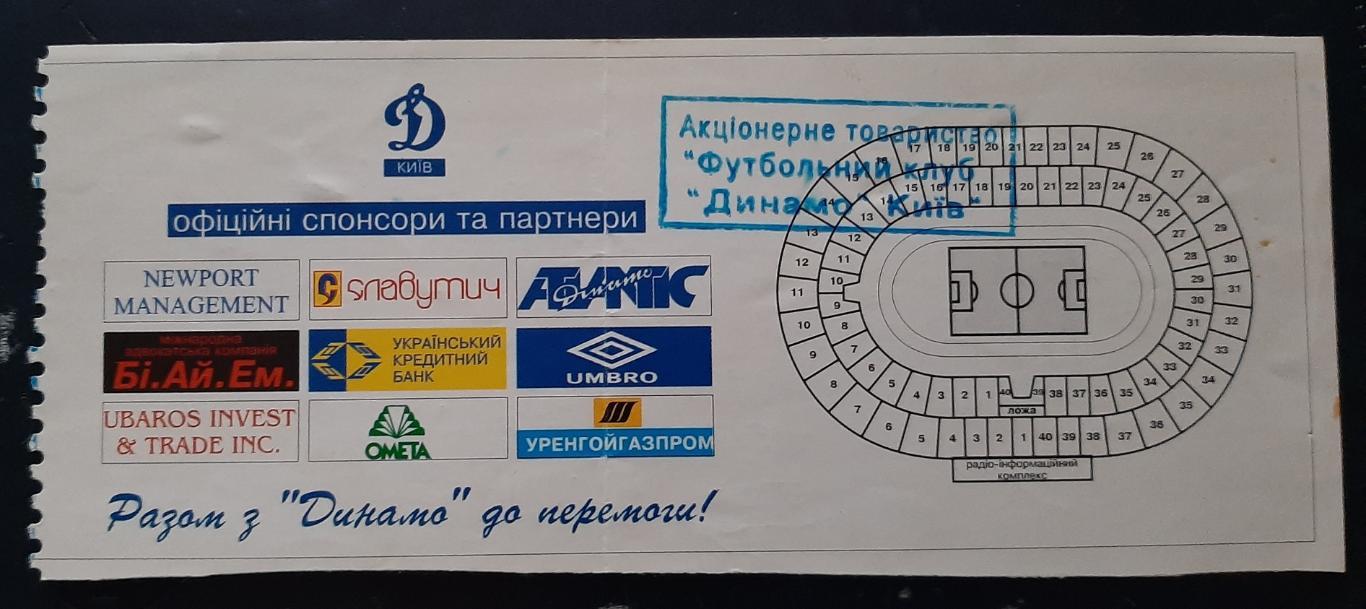 Динамо Киев Украина - Ольборг Дания пред.раунд Лиги Чкмпионов 1995/96 1