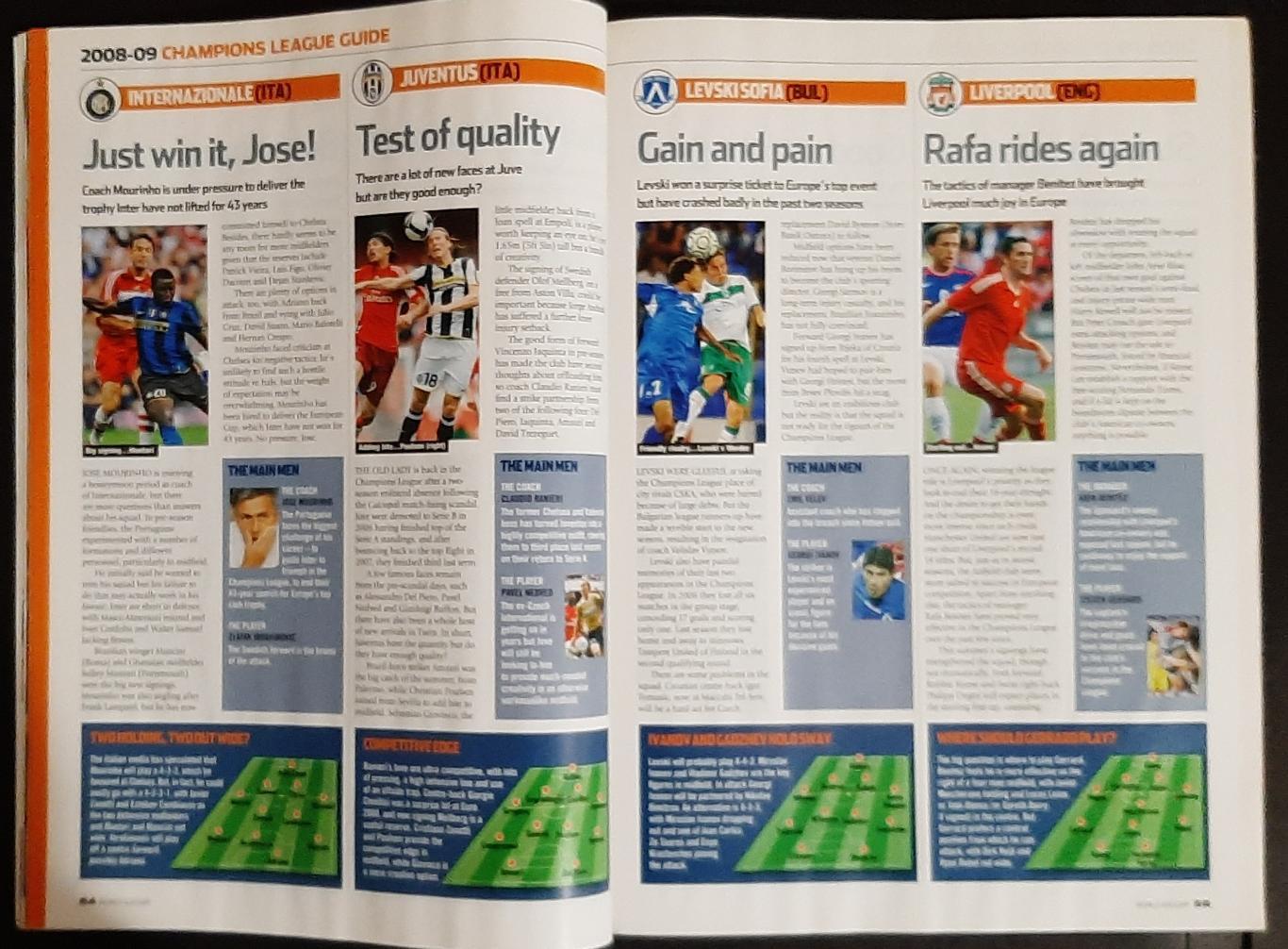 Журнал World soccer 2008 2