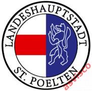 Значок Герб города Санкт-Пёльтен из Австрии. 7