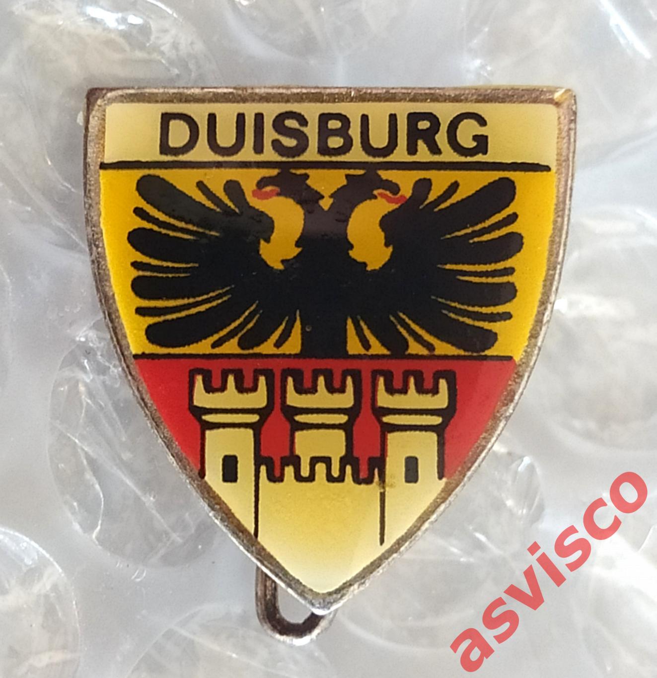 Значок Герб города Дуйсбург из Германии (I).