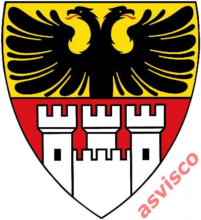 Значок Герб города Дуйсбург из Германии (I). 7
