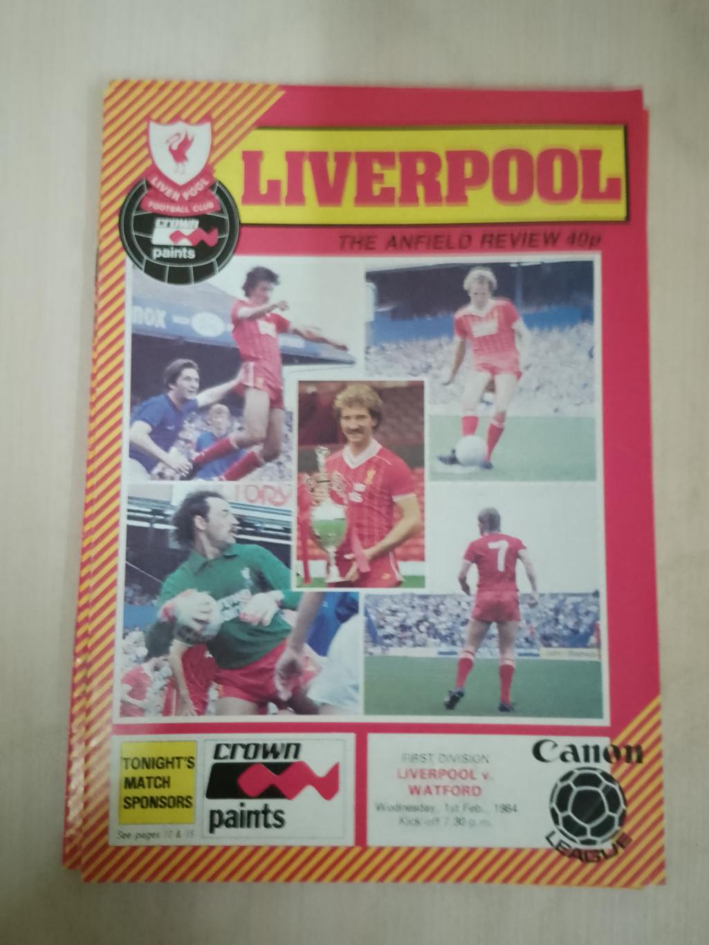Ливерпуль-Уотфорд 1 февраля 1984