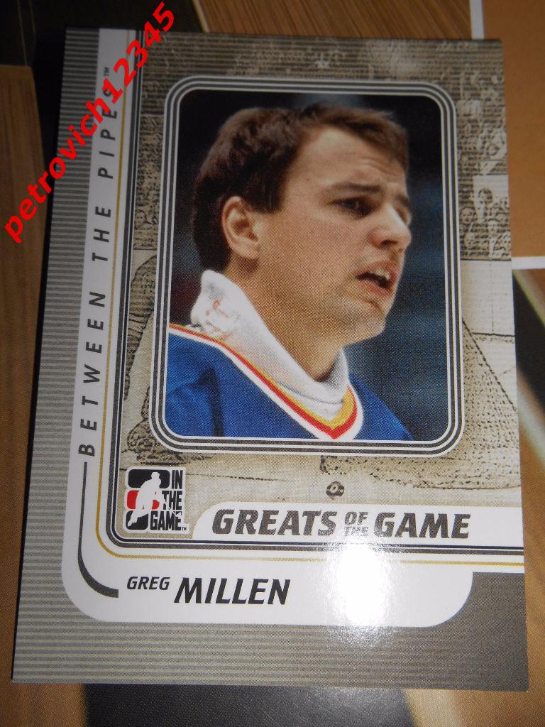 хоккей.карточка= Greg Millen (Greats of the Game)