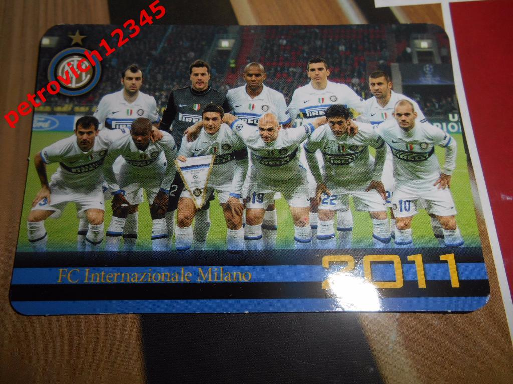 календарик - FC INTER - 2011г