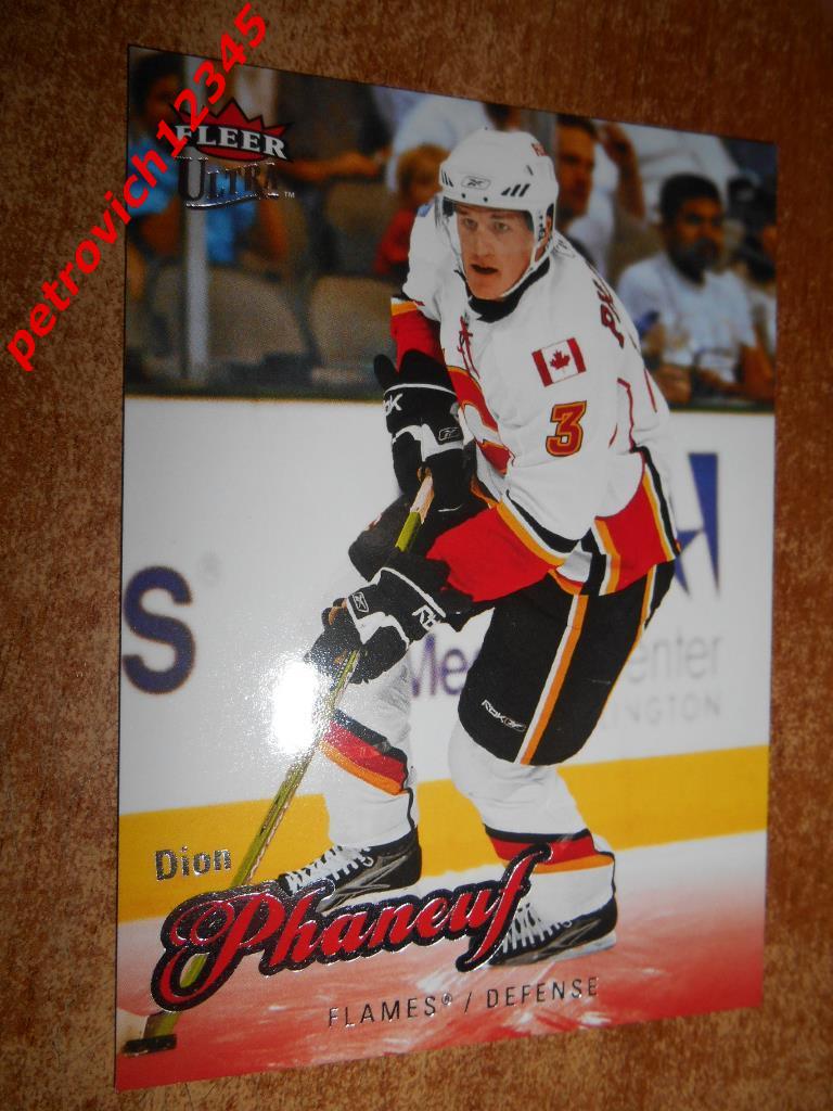 хоккей.карточка= Dion Phaneuf (Calgary Flames)