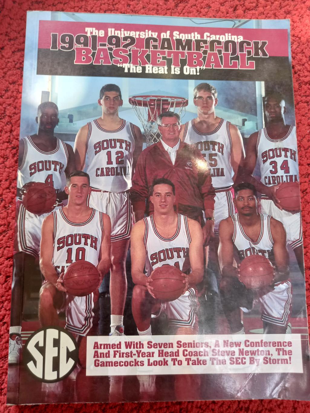 Баскетбол 1991-92 Университет Южная Каролина Игровой зал 240с. боль. формат