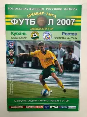 Кубань - Ростов 12.08.2007