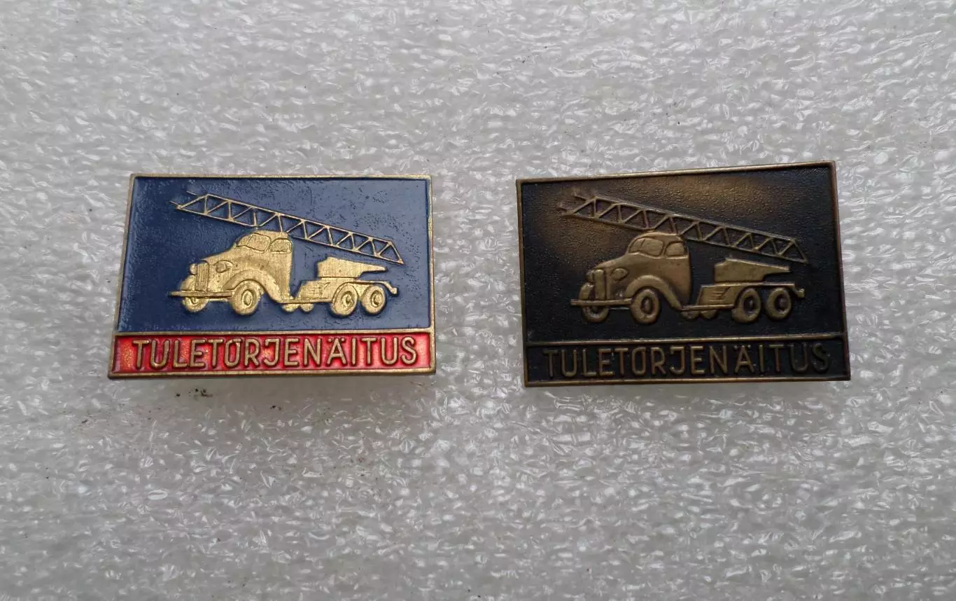 Пожарники Эстонии. Таллин. Эстония. (пара). тяжелые
