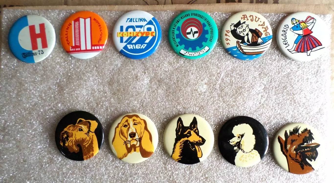 Слеты, фестивали, выставки и другие. Таллинн. Значки 42 мм «Норма» Norma металл