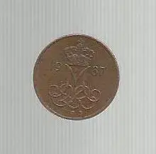 Дания 5 эре 1987 г. 1