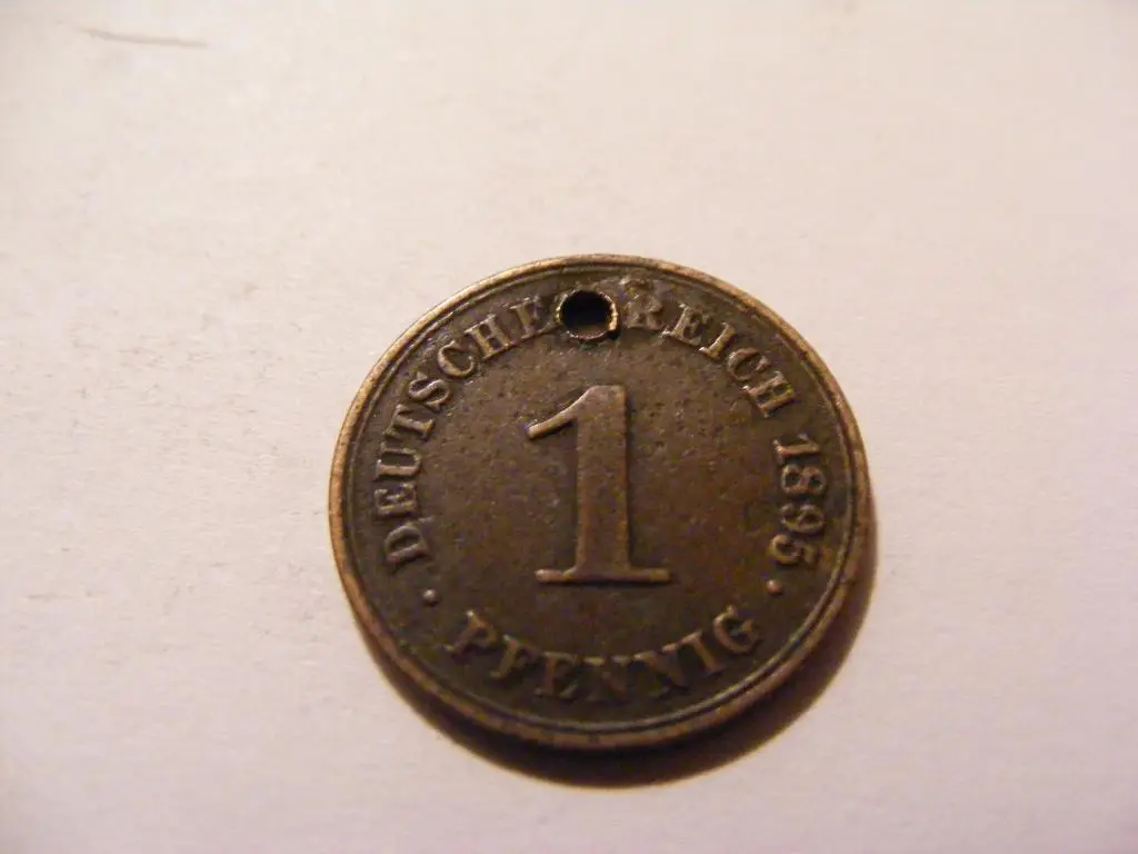 Германия 1 пфеннинг 1895 г.