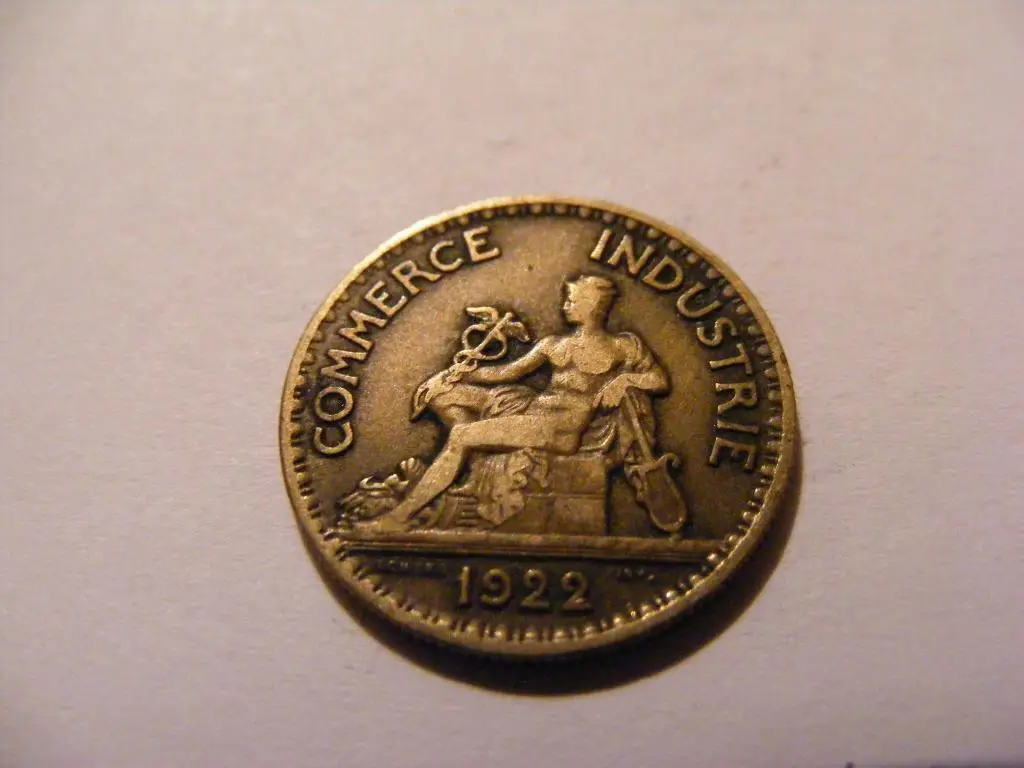 Франция 50 сантимов 1922 г. 1