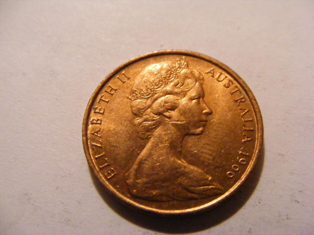 Австралия 1966 г. 2 цента. Ящерица. 1