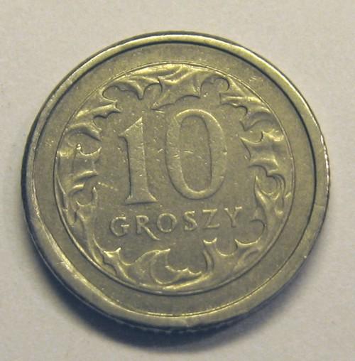 Польша - 10 groszy 2007