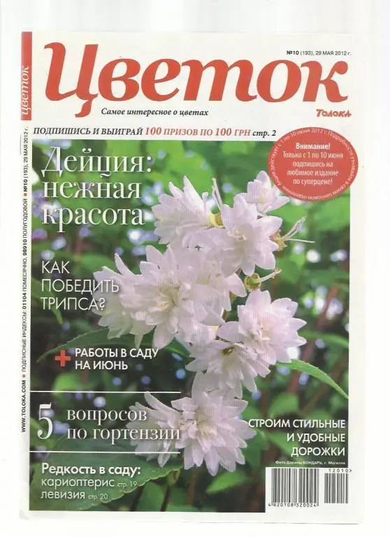 Журнал Цветок. № 10