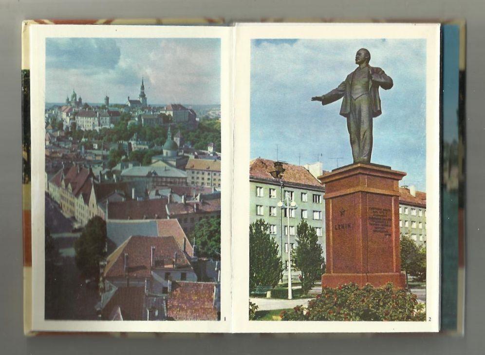 Фотоальбом - гармошка. Таллин. Эстония. 1965 год. (31 фотооткрытка.) 2
