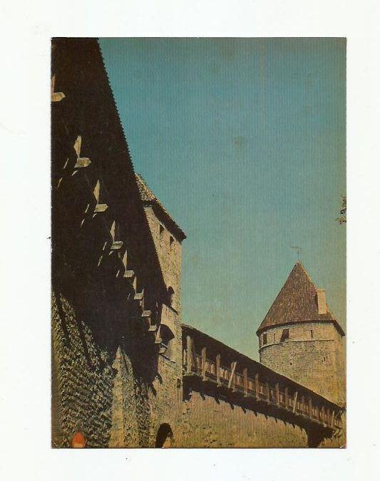 Открытка. Крепостная стена. Таллин. Эстония. 1977 г.