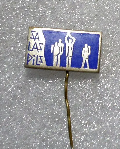 Саласпилс. ВОВ. Латвия. сталистый, тяжелый, синий разновид.