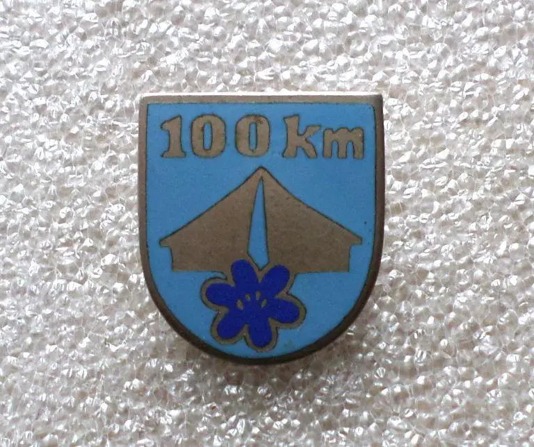 Туризм. 100 км. Эстония. тяжелый, эмали