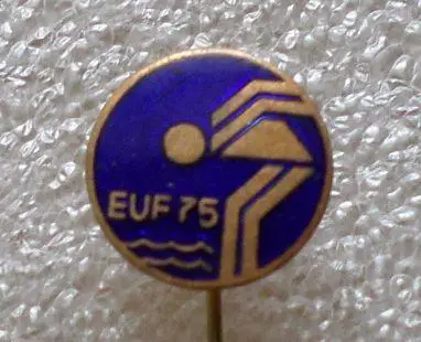 Эстонская федерация плавания. 75 лет. Эстония. тяжелый, горячая эмаль